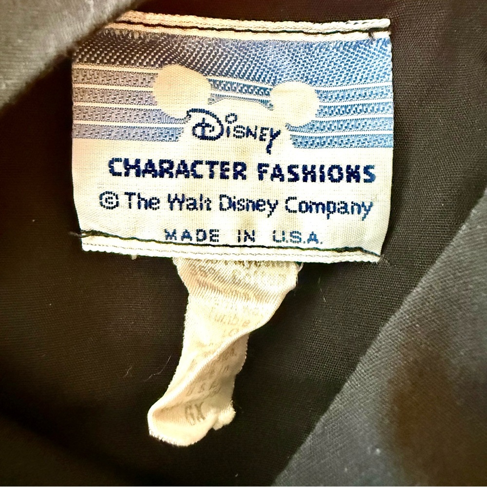 🎈VINTAGE DISNEY Minnie Mouse Puff Sleeve Embroidered Polka Dot Dress - Picture 7 of 8